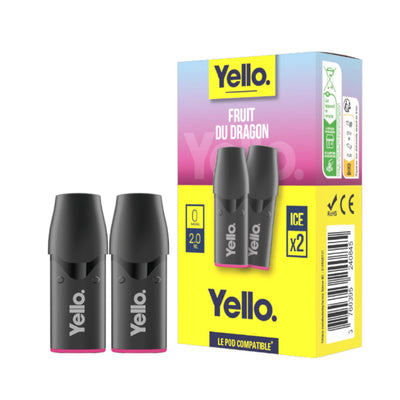 Yello x2 Pods Fruit du Dragon Ice