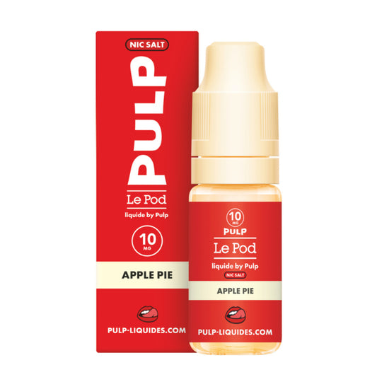 Pulp Le Pod – Apple Pie - E-liquide Nic Salt 10ml