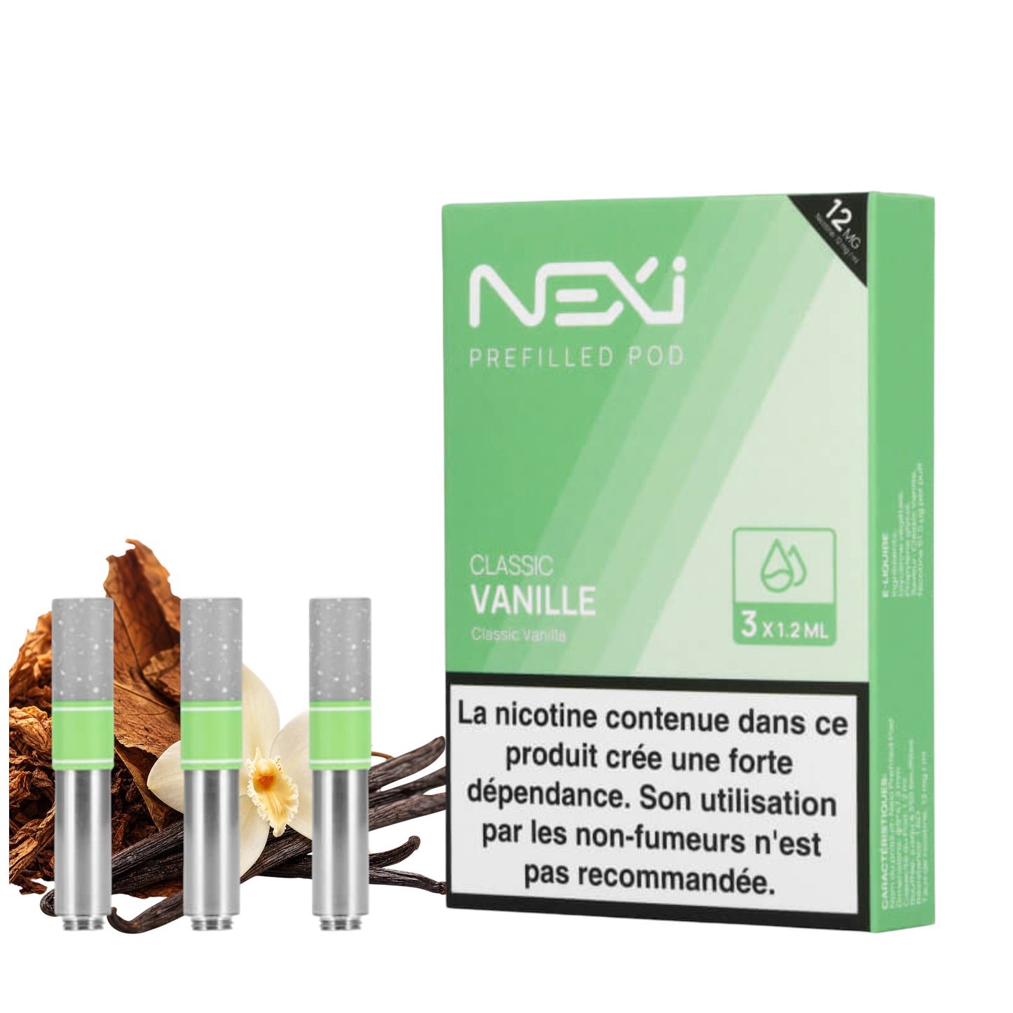 Aspire Nexi Cartridges Pack of 3 – Classic Vanilla
