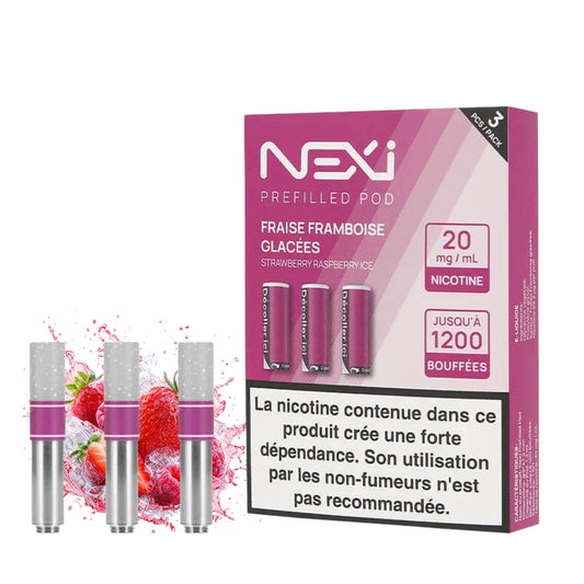 Aspire Nexi Pods 3er-Pack – Erdbeere Himbeere Eis