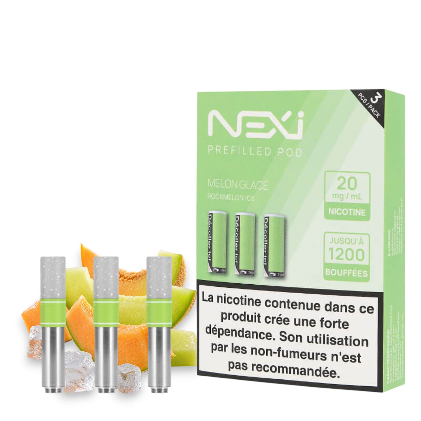 Aspire Nexi kazety po 3 – Ledový meloun