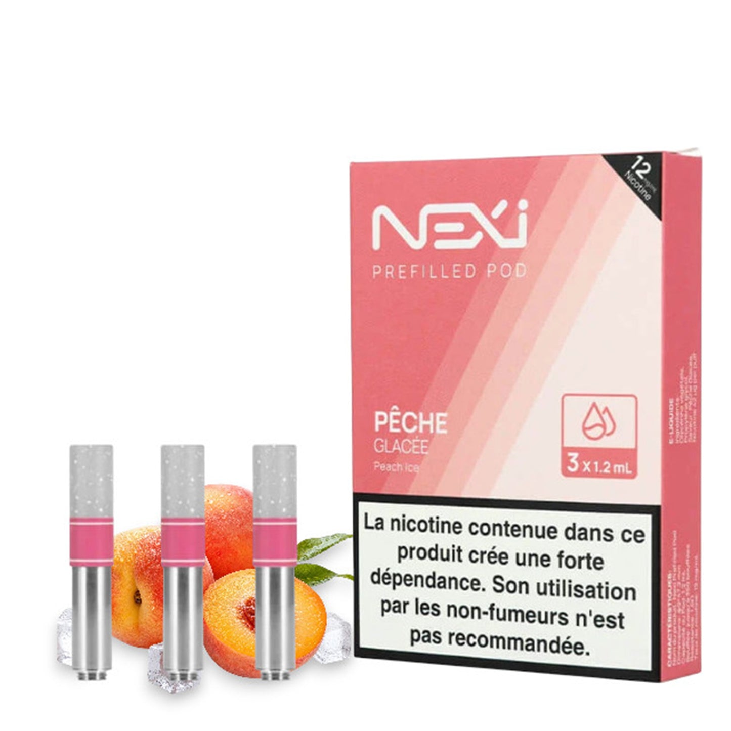 Aspire Nexi kazety po 3 – Ledová broskev