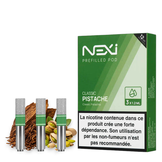 Aspire Nexi Cartouches par 3 – Classic Pistache