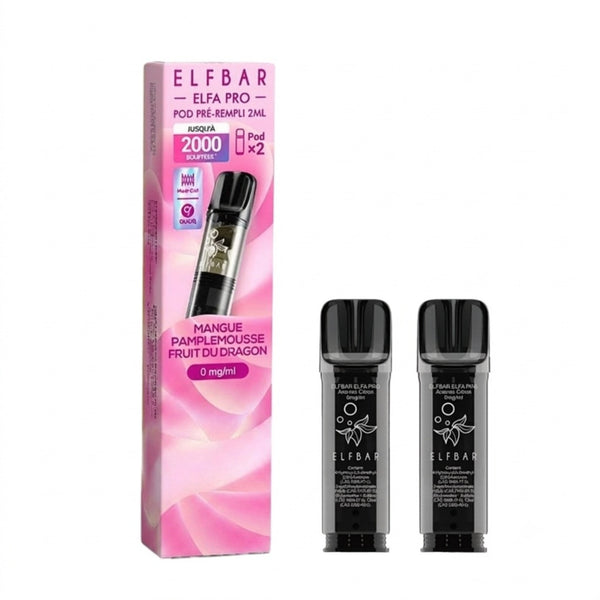 elfbar pods drachenfrucht ELFA Pro 2 Mango Grapefruit Dragon Fruit | 0mg 10mg 20mg best vapes elfbar pods Flavor:Ultra- Blue Razz Ice Lost Mary WAVI Pods