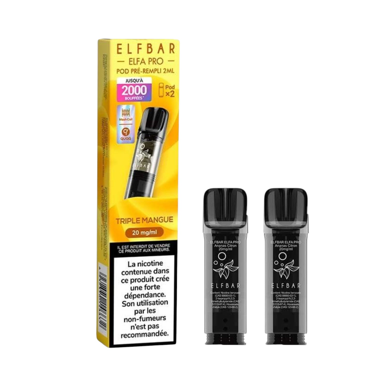 ELFBAR - ELFA Pro 2er-Pack Pods – Triple Mango