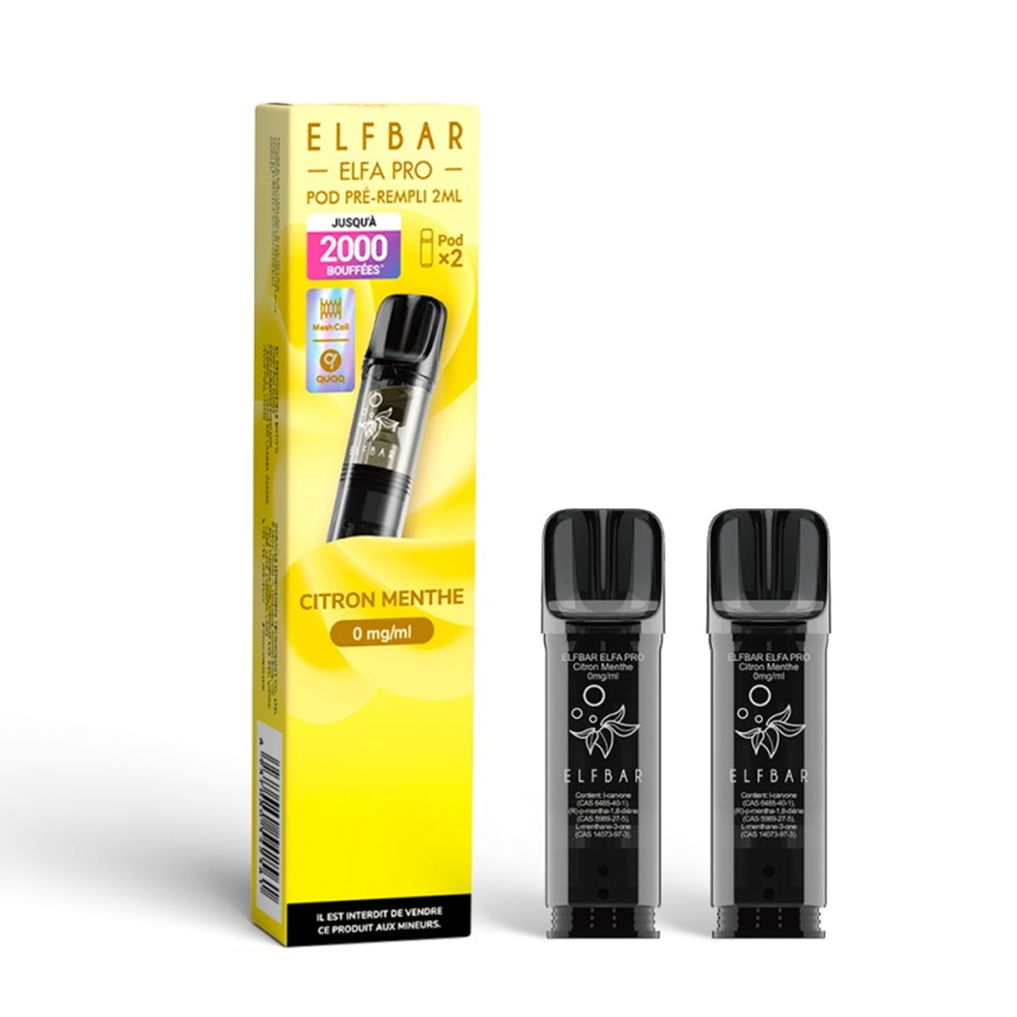 ELFBAR - ELFA Pro 2er Pack Pods – Lemon Mint