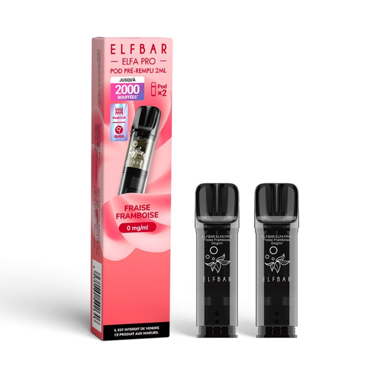 ELFBAR - ELFA Pro 2er-Pack Pods – Erdbeere Himbeere
