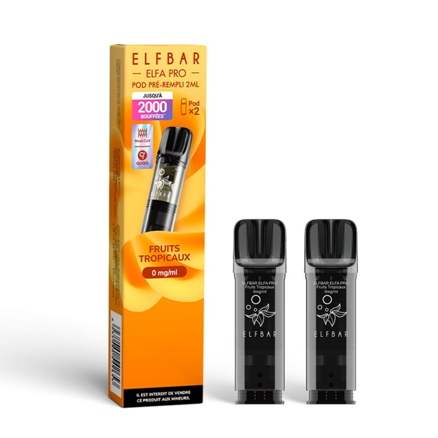ELFBAR - ELFA Pro Pack de 2 Pods – Frutas Tropicales