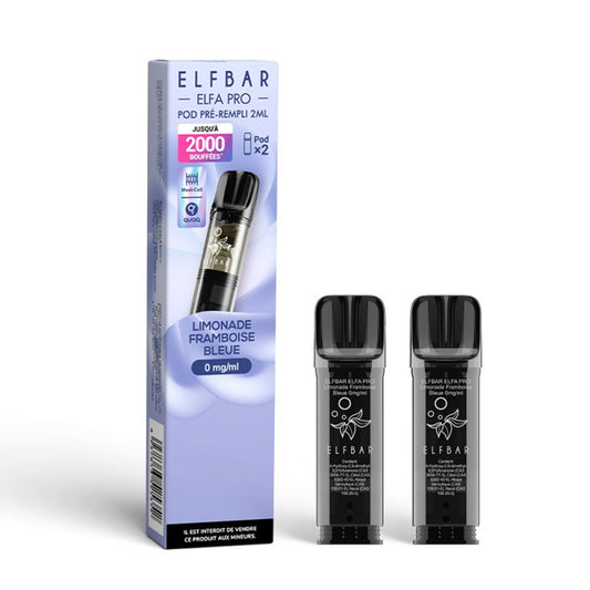 ELFBAR - ELFA Pro Pack di 2 Pods – Limonata Lampone Blu