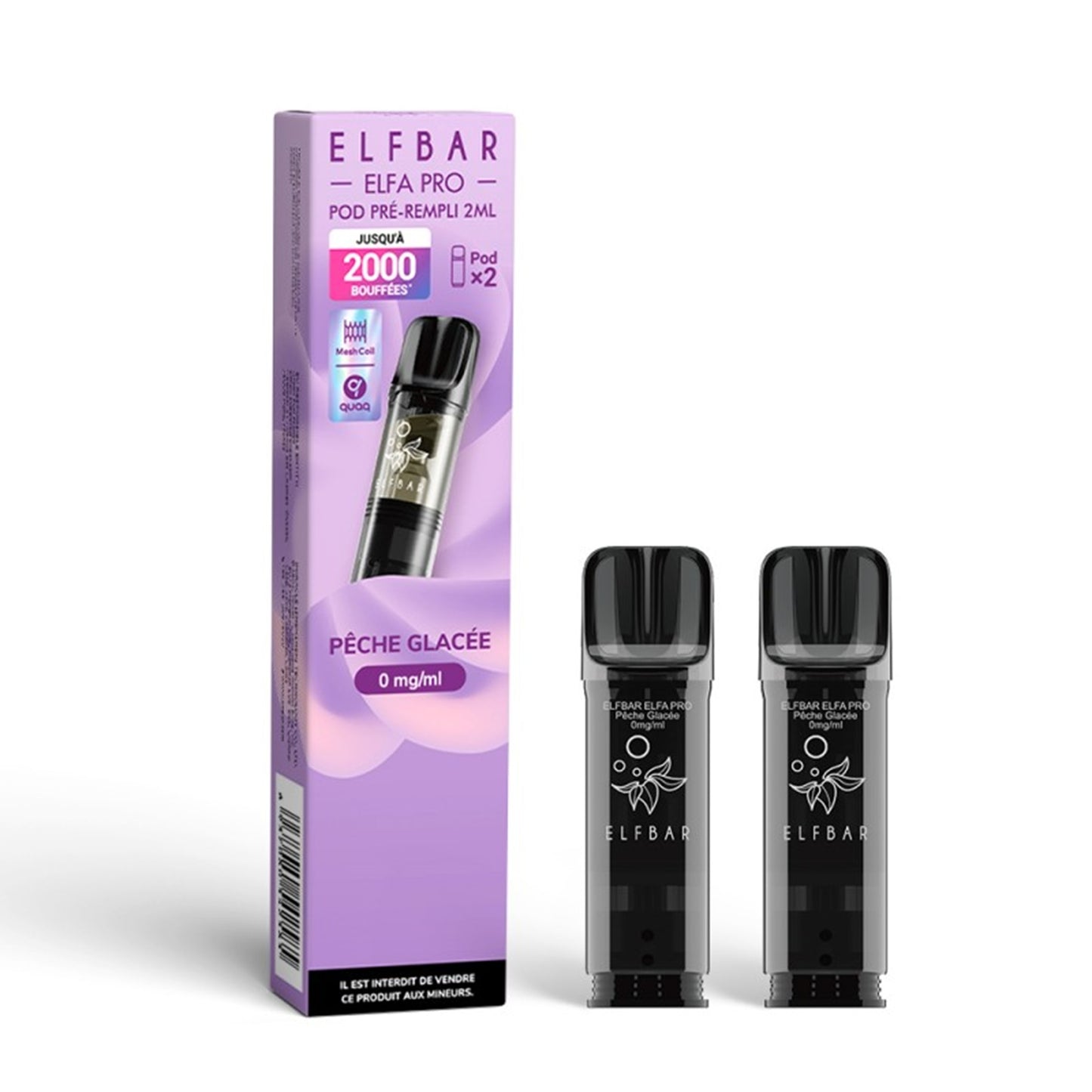ELFBAR - ELFA Pro Confezione da 2 Pod – Pesca ghiacciata