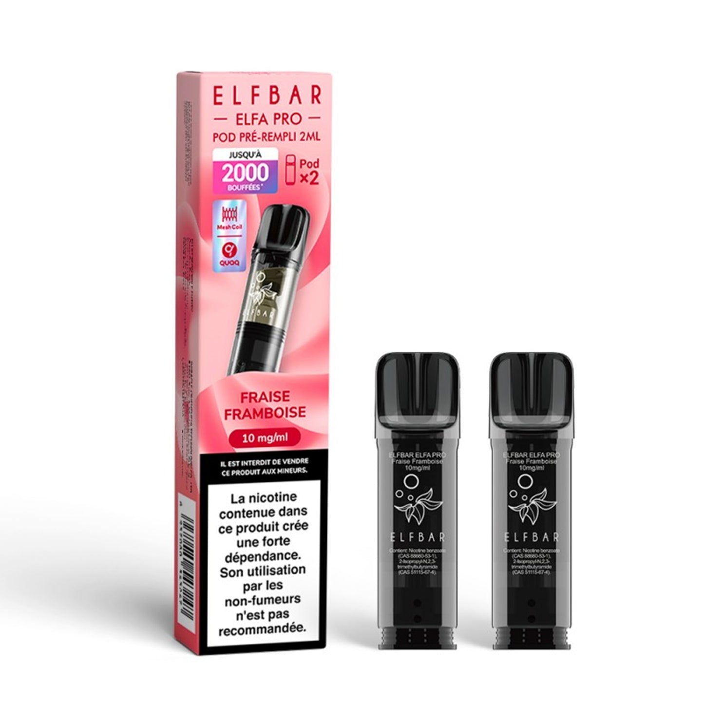 ELFBAR - ELFA Pro 2er-Pack Pods – Erdbeere Himbeere