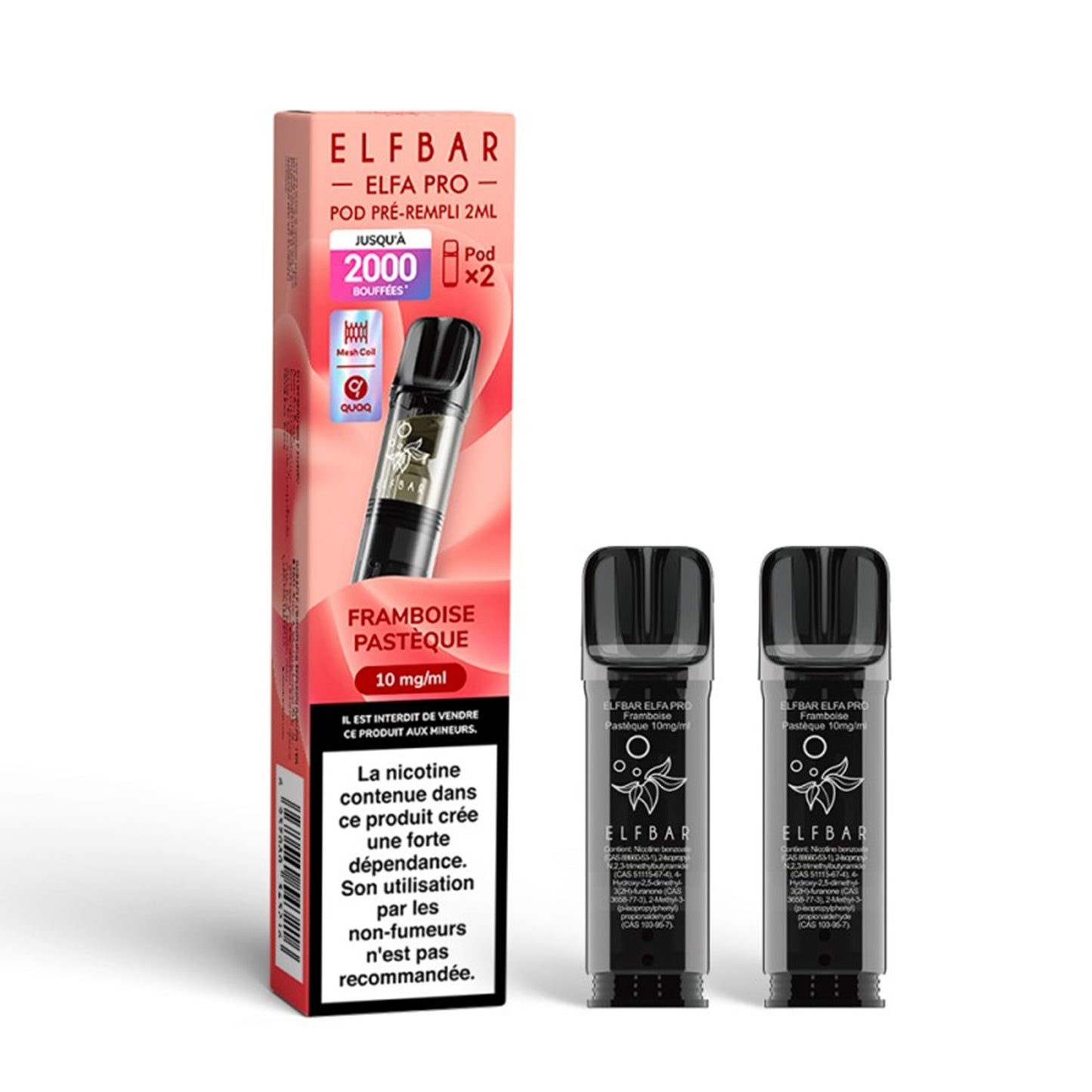 ELFBAR - ELFA Pro 2er-Pack Pods – Himbeere Wassermelone
