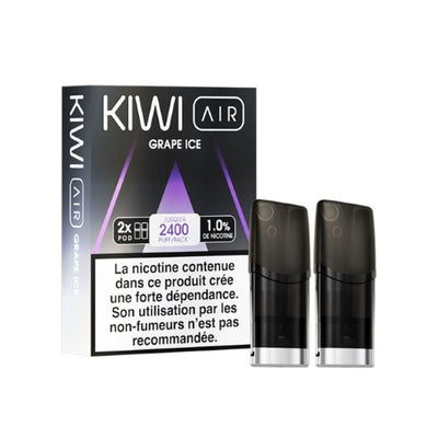2x Cartouches Kiwi Air - Grape Ice
