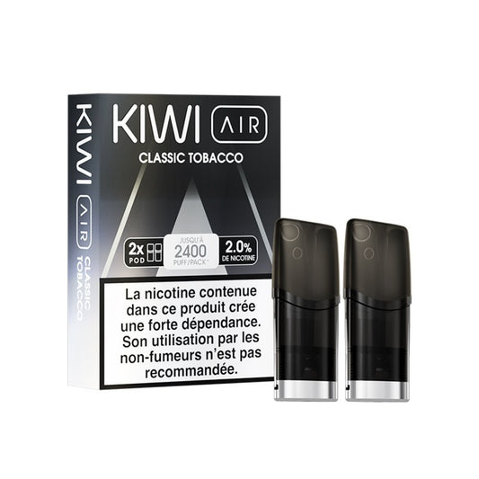 2x Cartouches Kiwi Air - Classic Tobacco