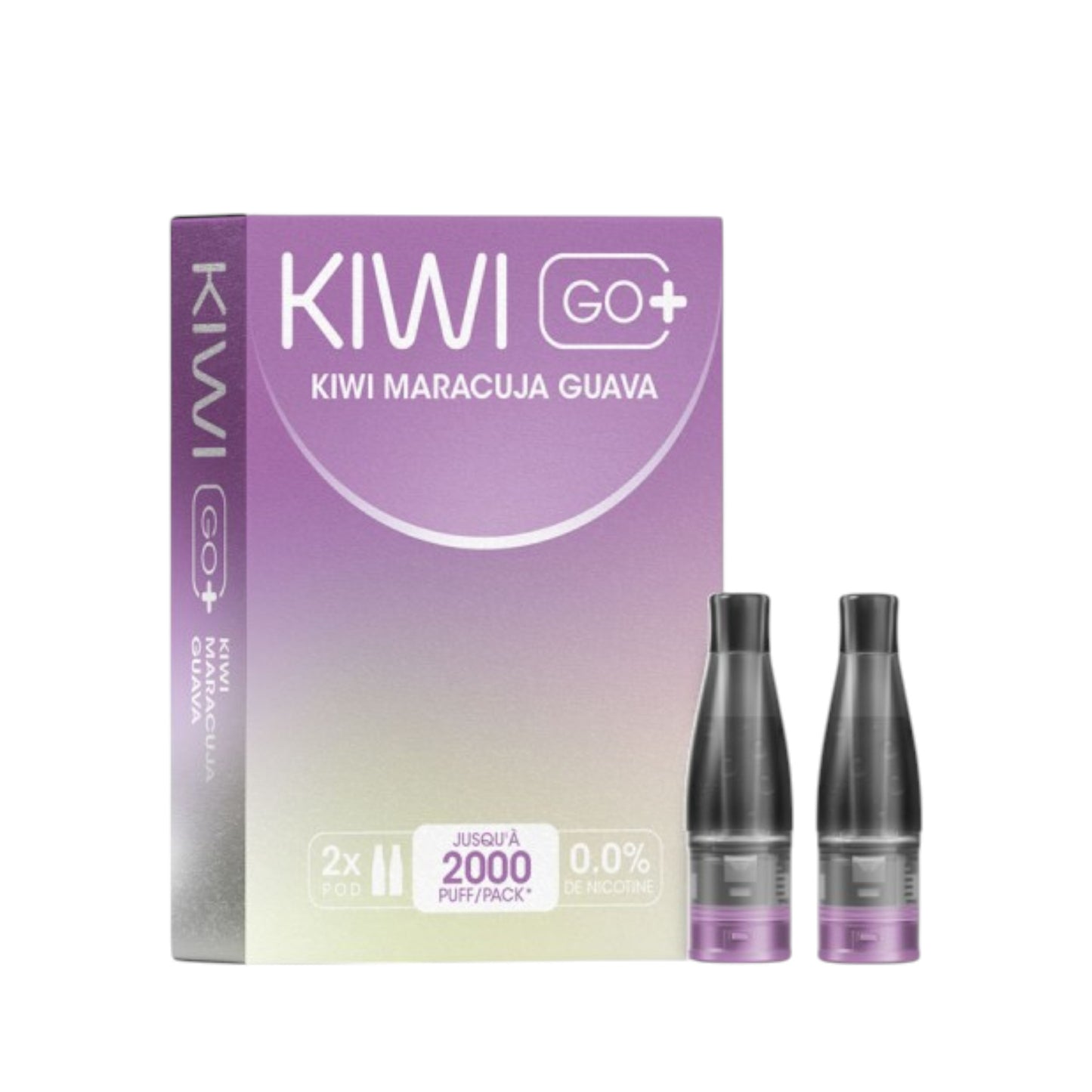 KIWI Go+ Pack de 2 Pods - Kiwi Maracuja Guava