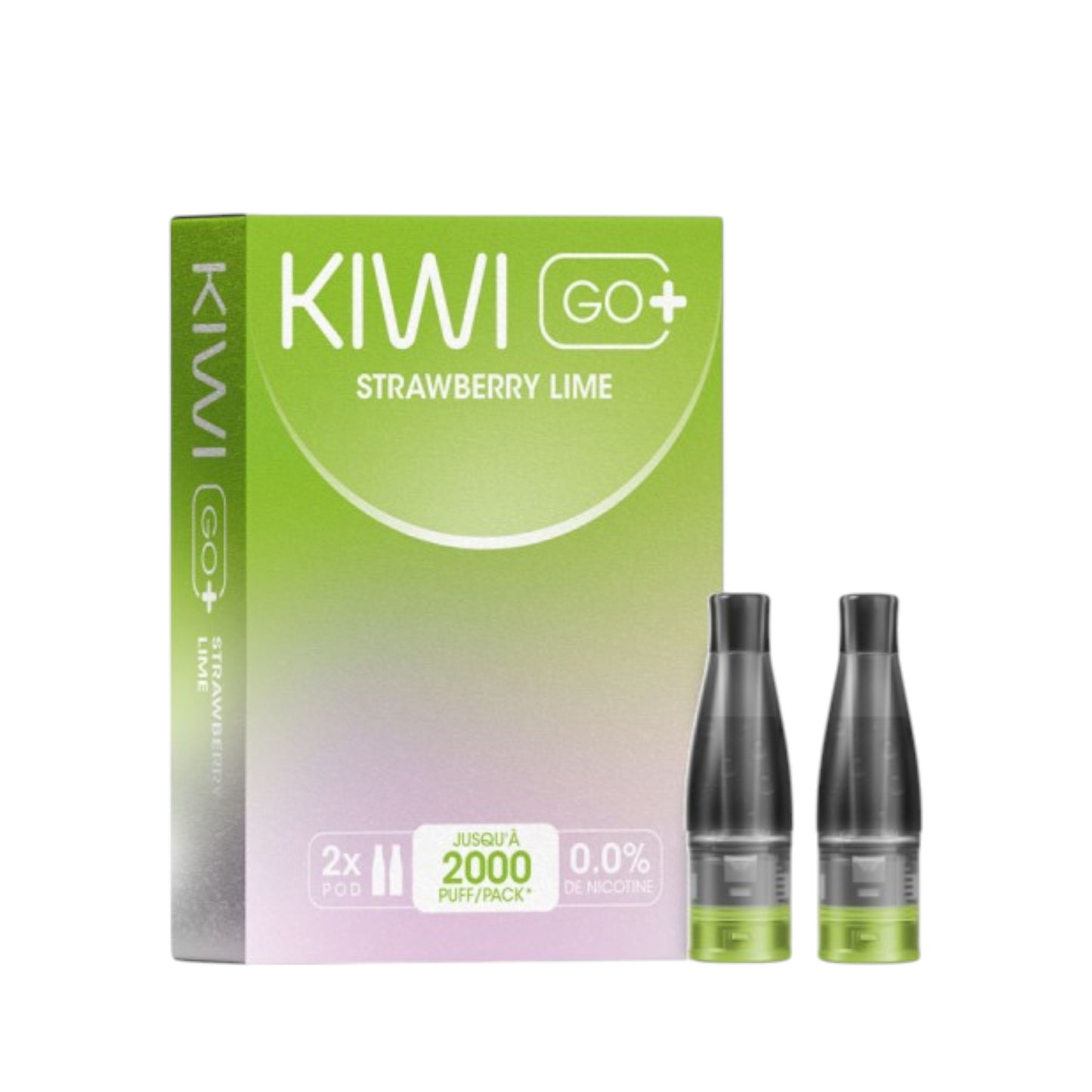 KIWI Go+ Pack of 2 Strawberry Lime Pods