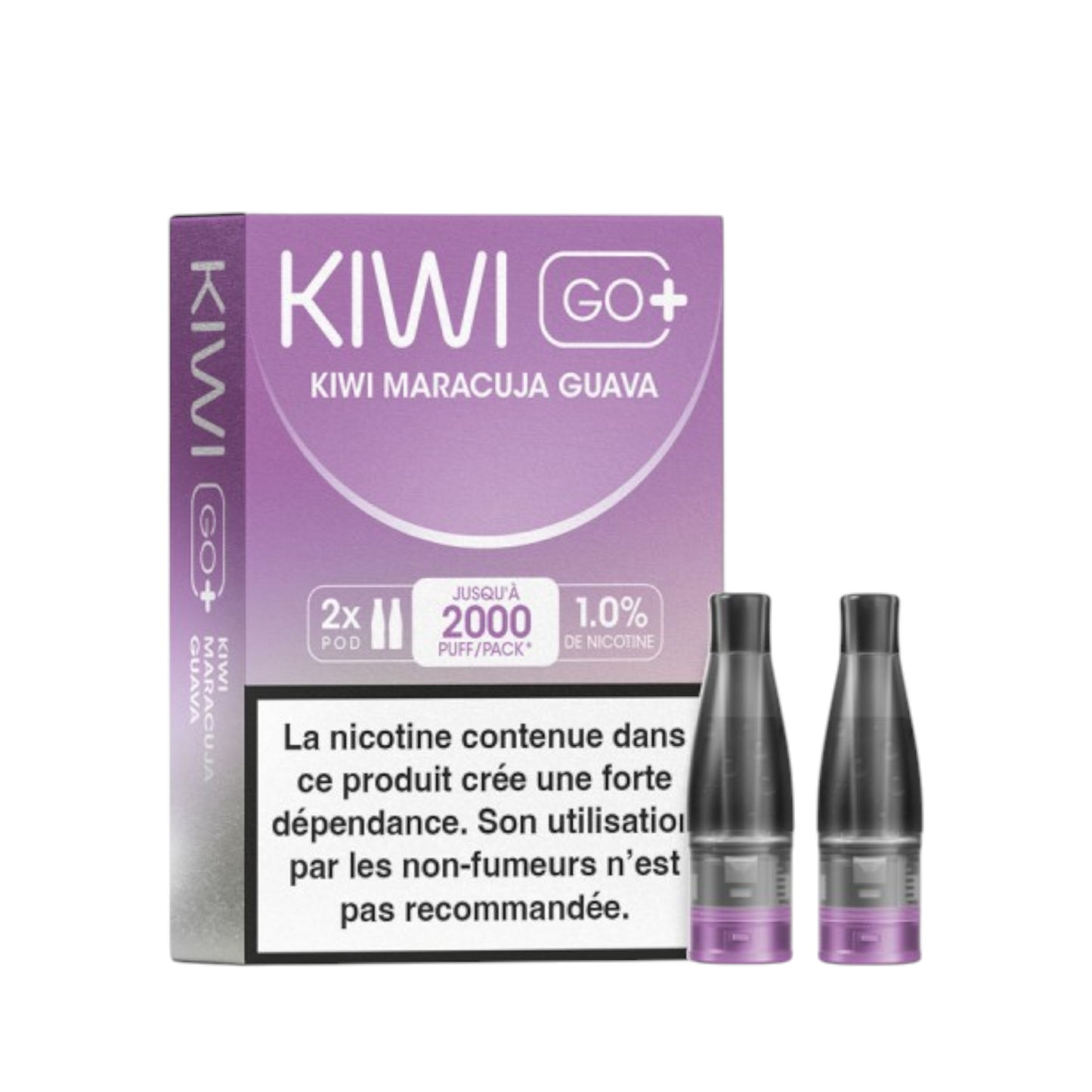 KIWI Go+ Pack de 2 Pods - Kiwi Maracuja Guava