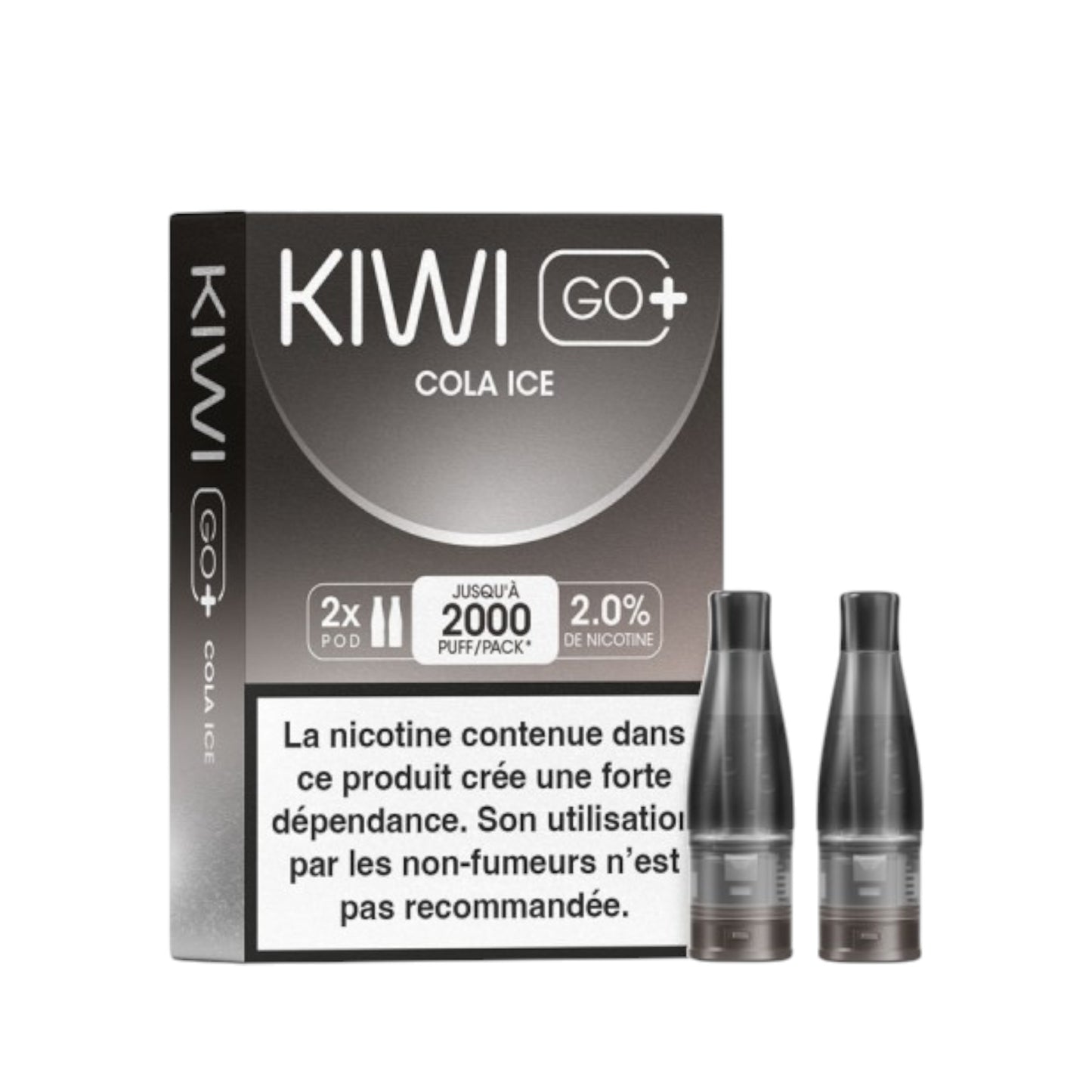 KIWI Go+ Pack of 2 Cola Ice Pods