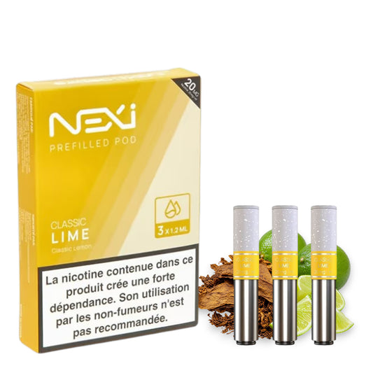 Aspire Nexi Cartouches par 3 – Classic Lime