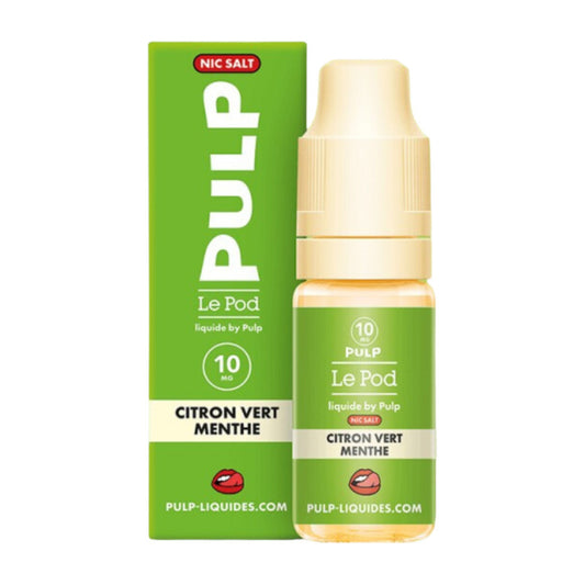 Pulp Citron Vert Menthe – E-liquide Nic Salt 10ml