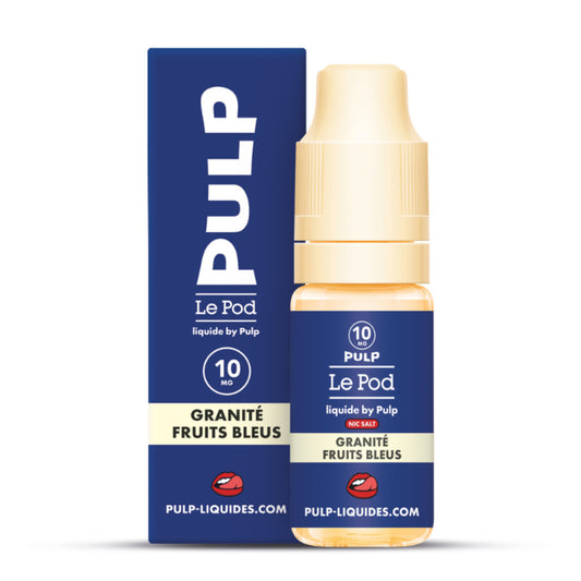 Pulp Le Pod – Granizado Frutos Azules - Líquido para vapear sales de nicotina 10ml