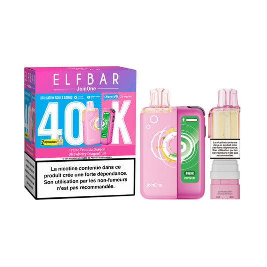 ELFBAR JoinOne 40K – Fraise Fruit du Dragon – 20 mg/ml