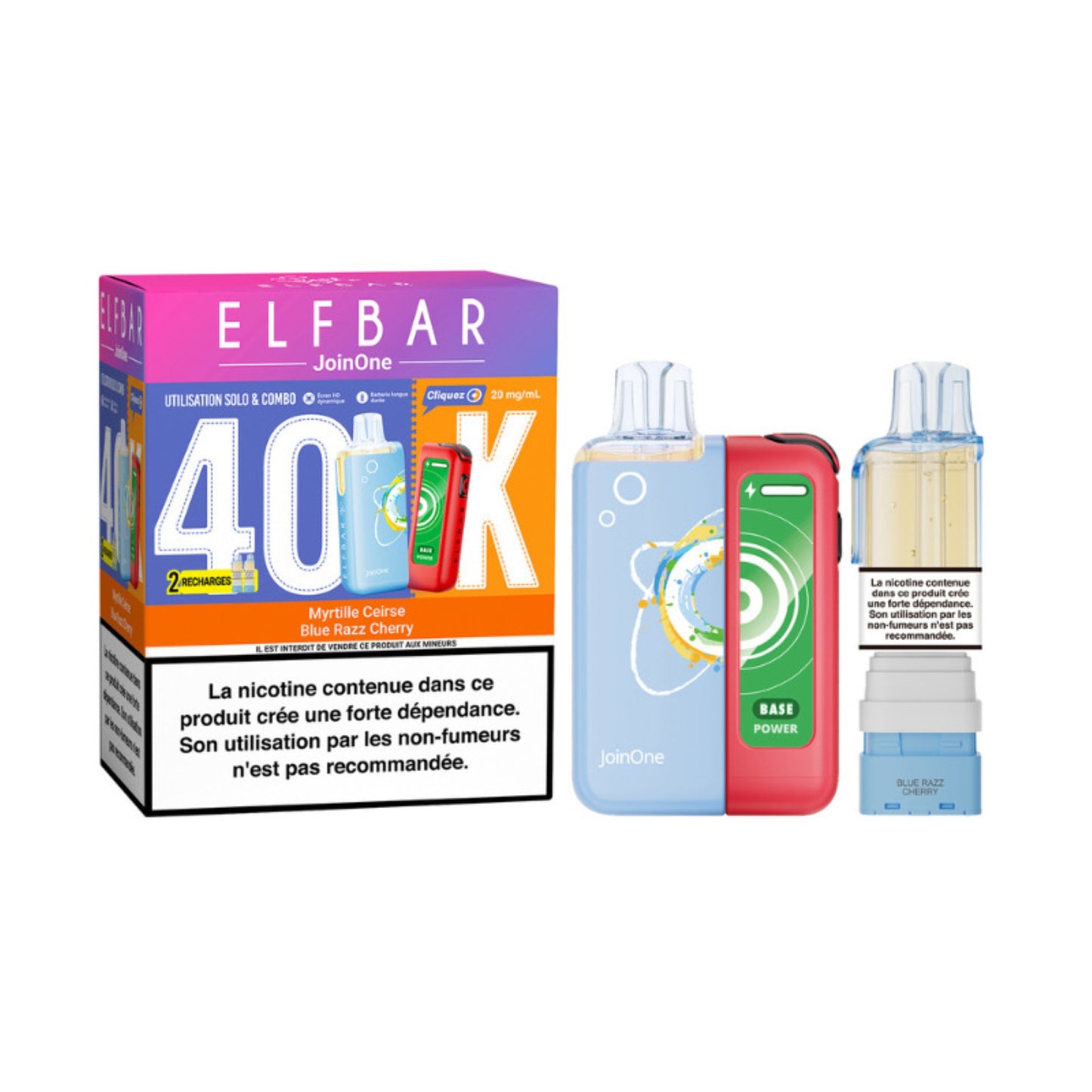 ELFBAR JoinOne 40K – Mirtillo Ciliegia – 20 mg/ml