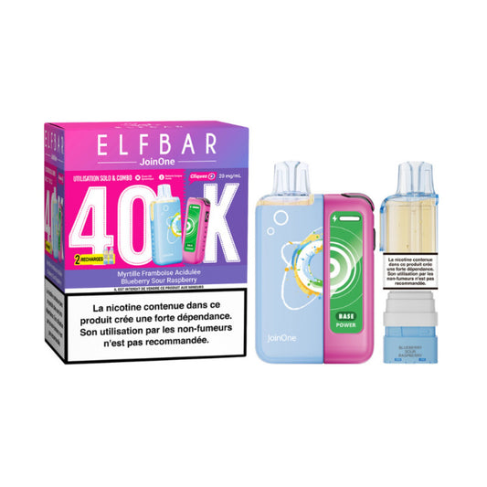 ELFBAR JoinOne 40K – Myrtille Framboise Acidulée – 20 mg/ml