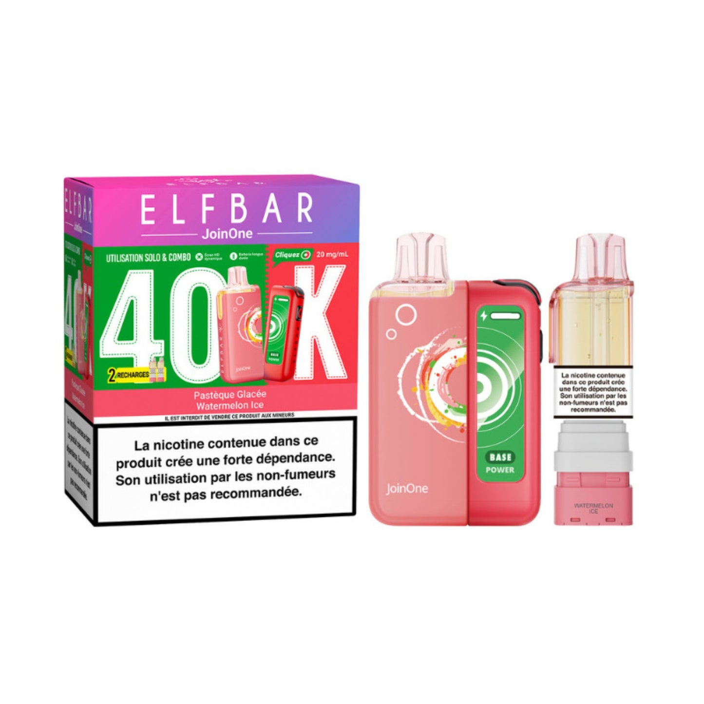 ELFBAR JoinOne 40K – Anguria Ghiacciata – 20 mg/ml
