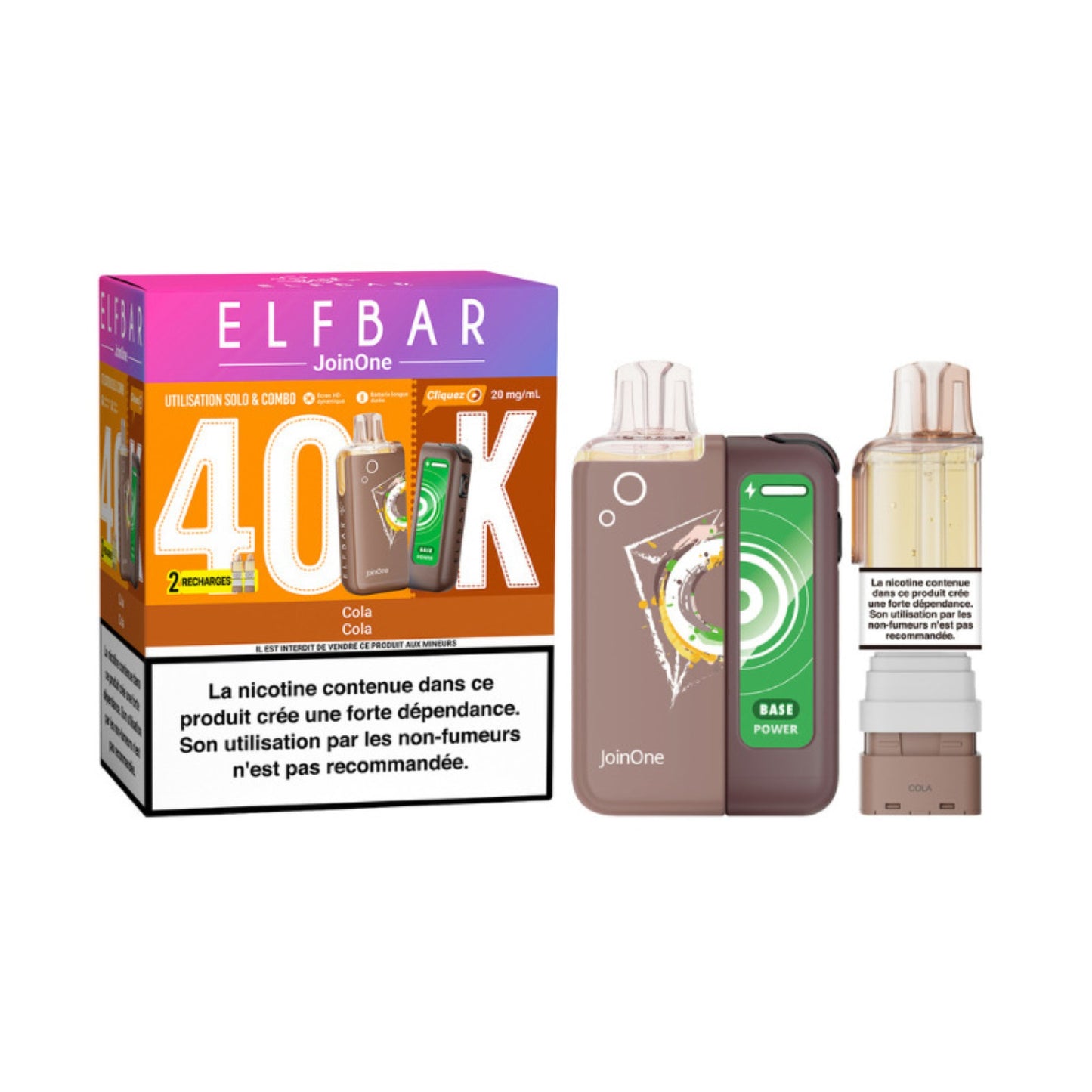 ELFBAR JoinOne 40K – Cola – 20 mg/ml