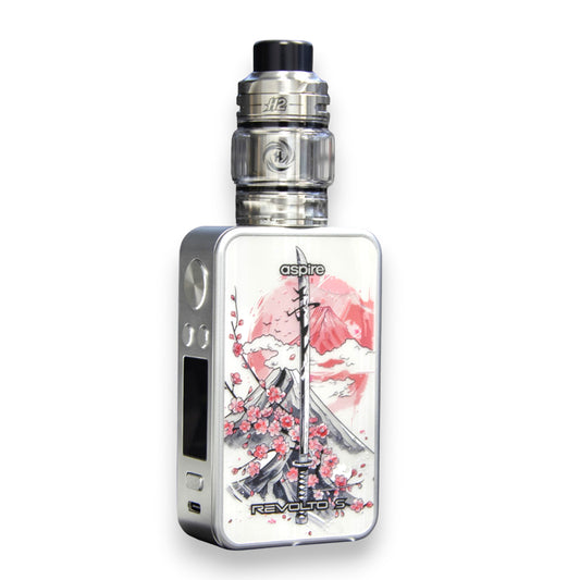 Aspire – Kit Revolto S - speciální edice Stříbrná & Katana Blossom