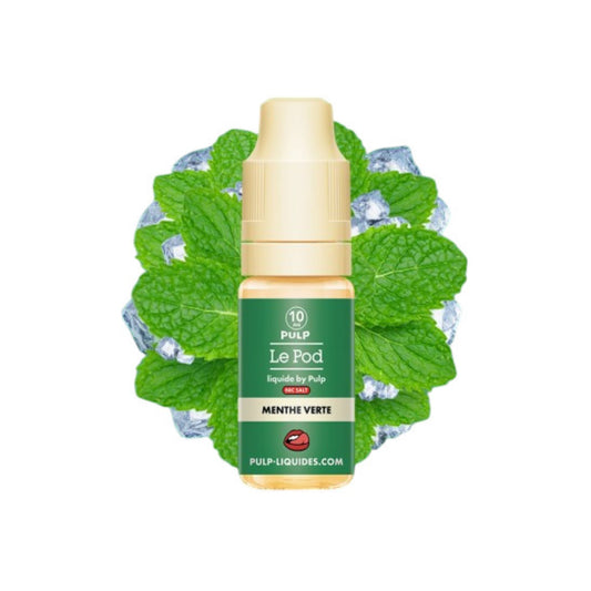 Pulp Le Pod – Menta Verde – E-líquido Nic Salt 10ml