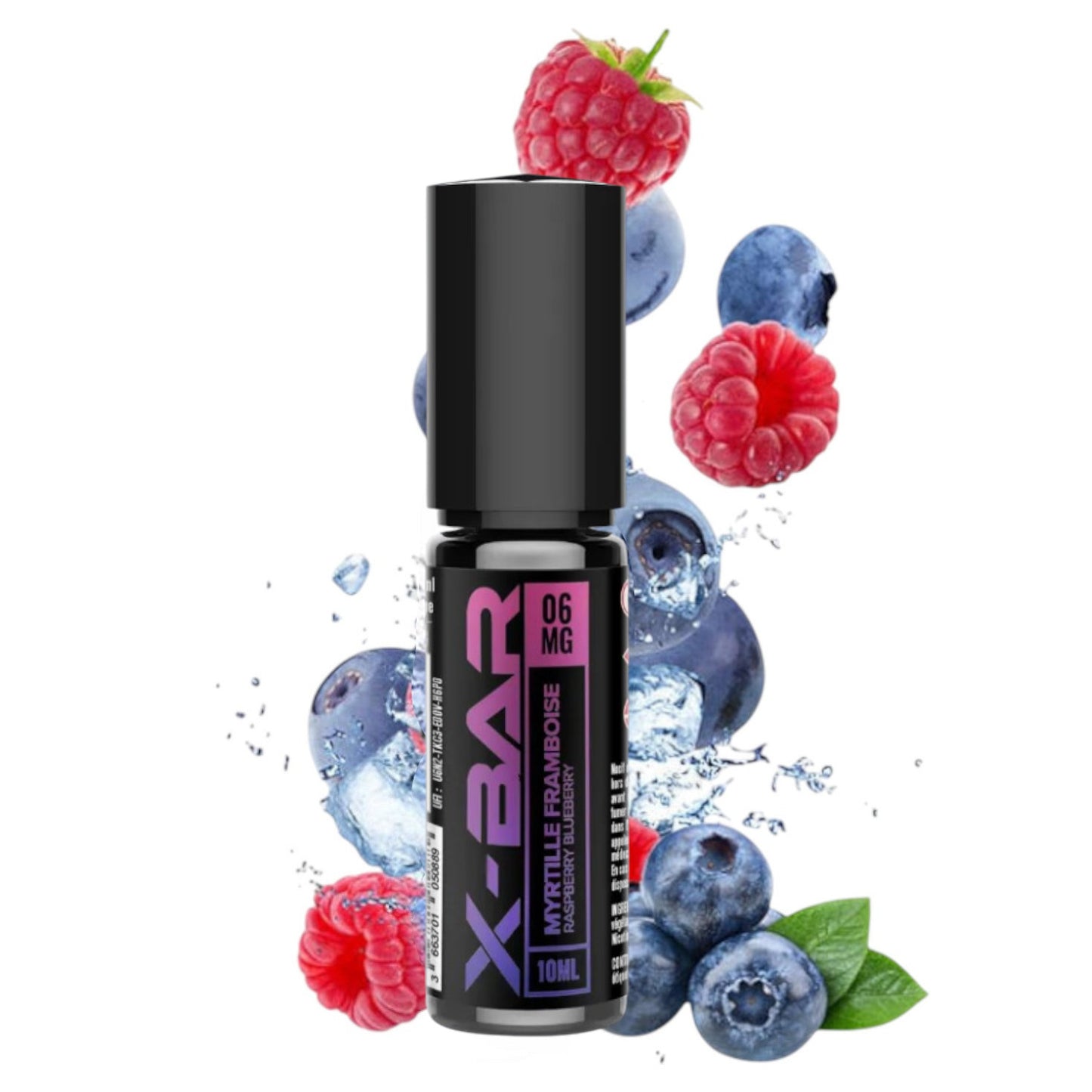 E-liquide – Myrtille Framboise 10 ml