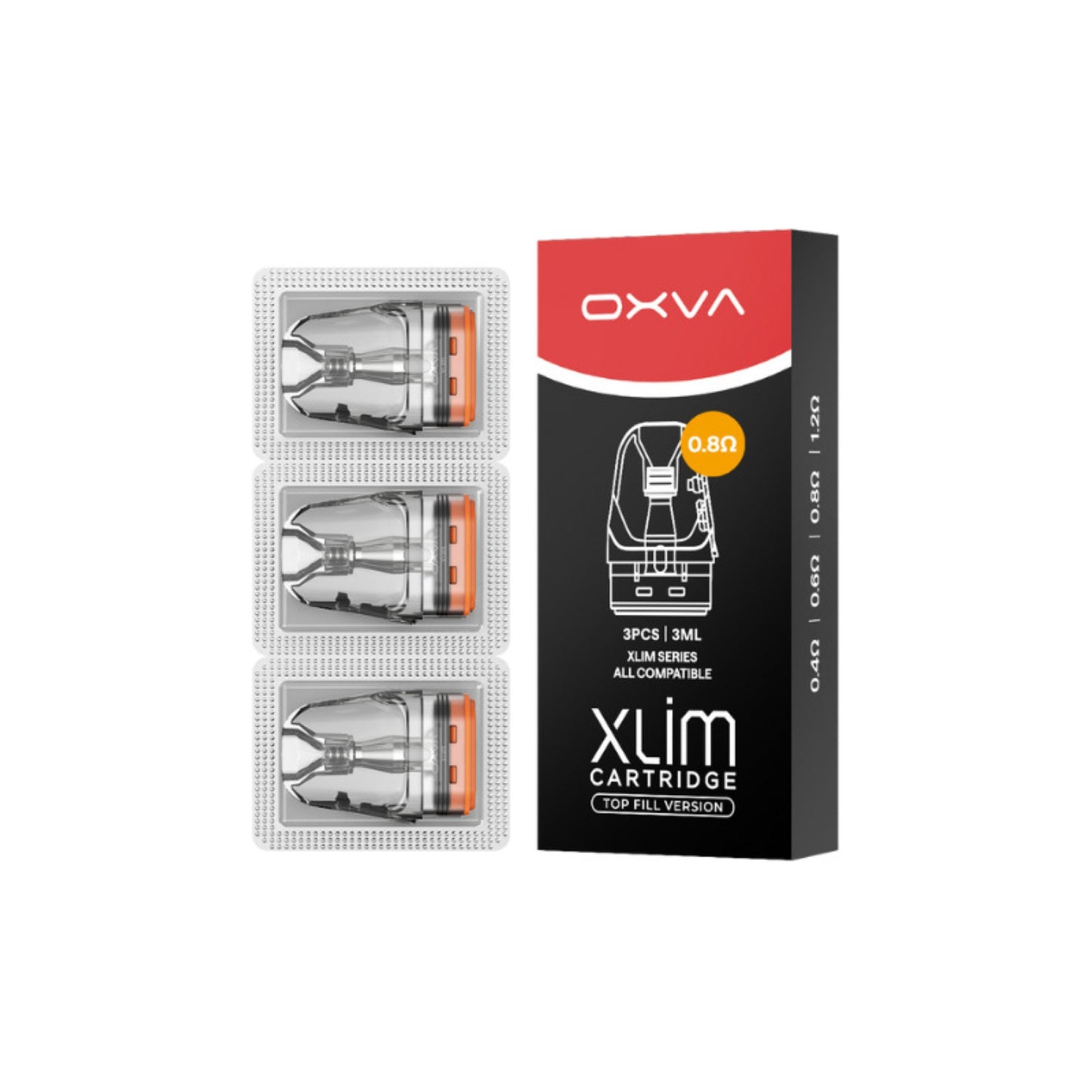 OXVA - Confezione da 3 Cartucce 3mL Xlim V3