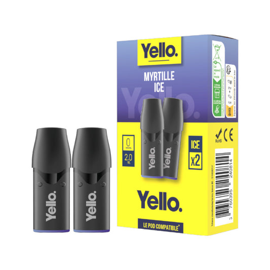 Yello x2 Pods Myrtille Ice