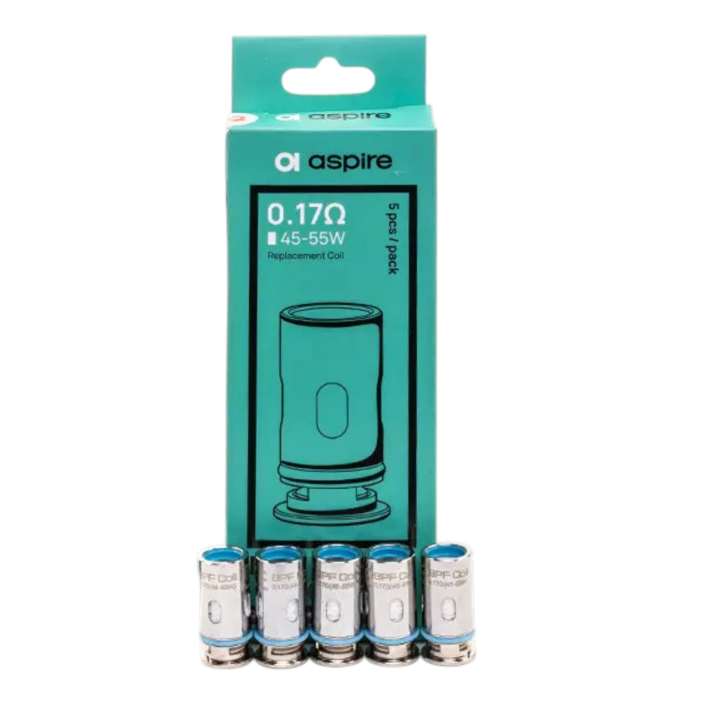Aspire - Odporové spirály BP-F, balení po 5 kusech