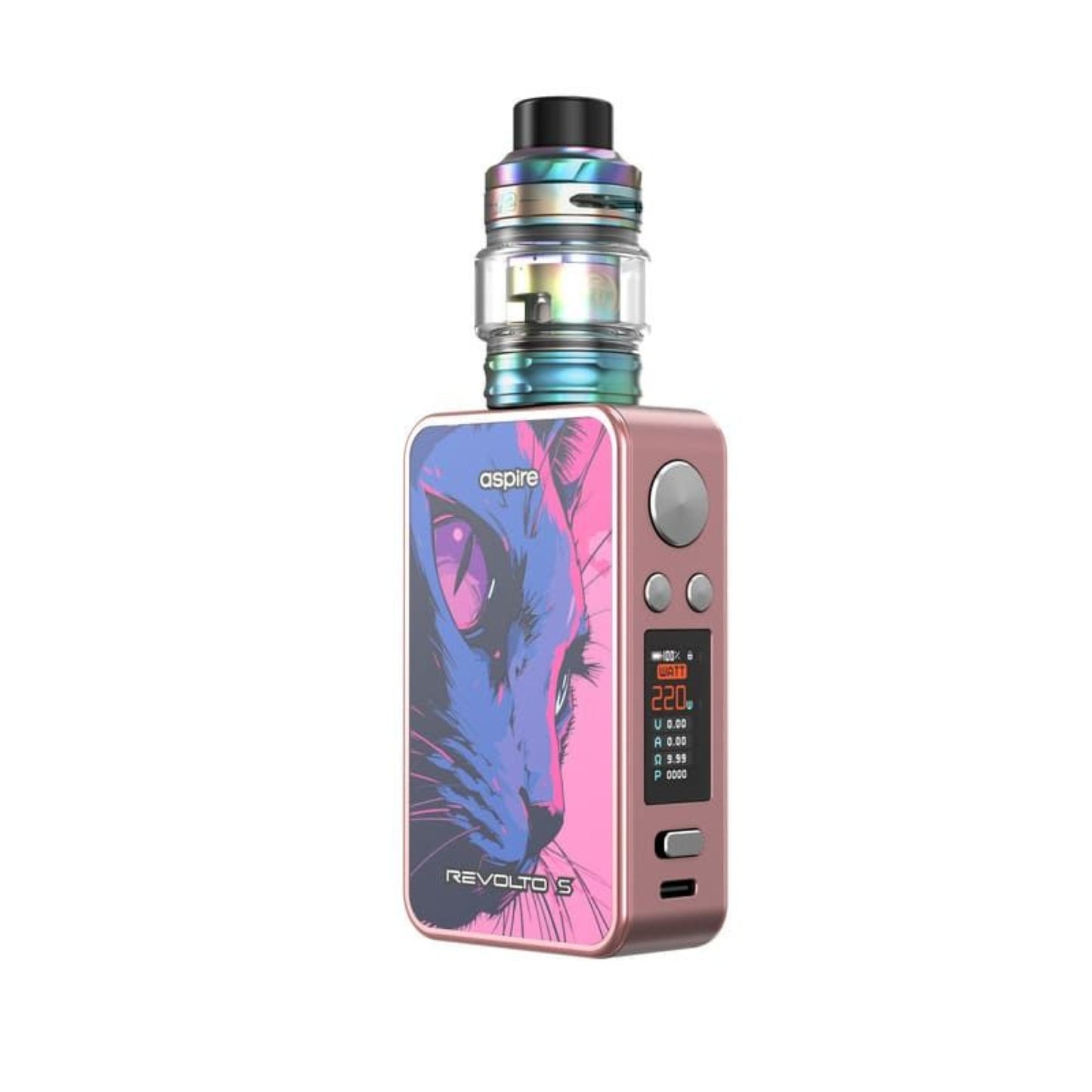 Aspire – Revolto S Kit - Special Edition Pink & Wild Cat