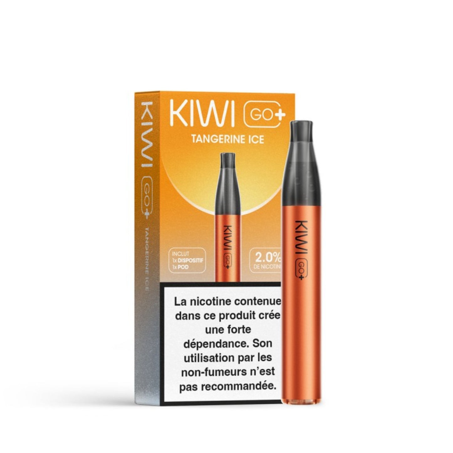 Starter kit KIWI Go+ 20mg Tangerine Ice