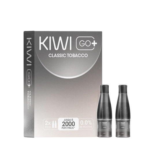 KIWI Go+ Confezione da 2 Pods Pré-remplis Tabacco Classico/ Marrone Classico