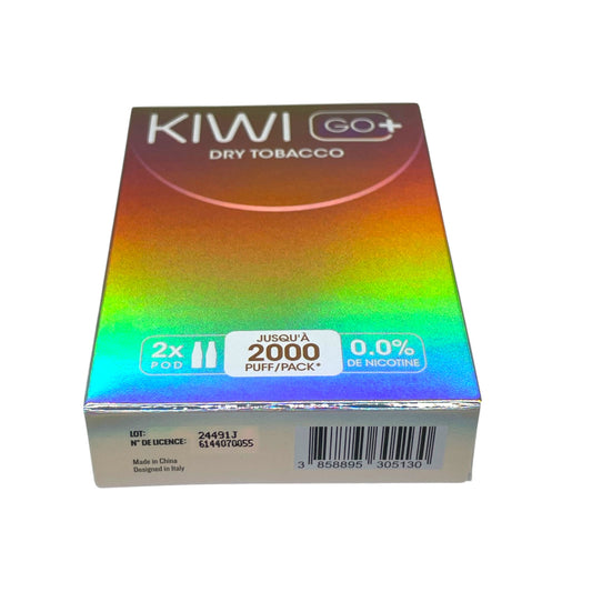 KIWI Go+ Pack de 2 Pods Dry Tobacco