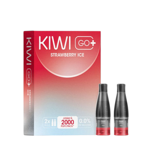 KIWI Go+ Pacco da 2 Pods Pré-remplis Fragola Ghiacciata