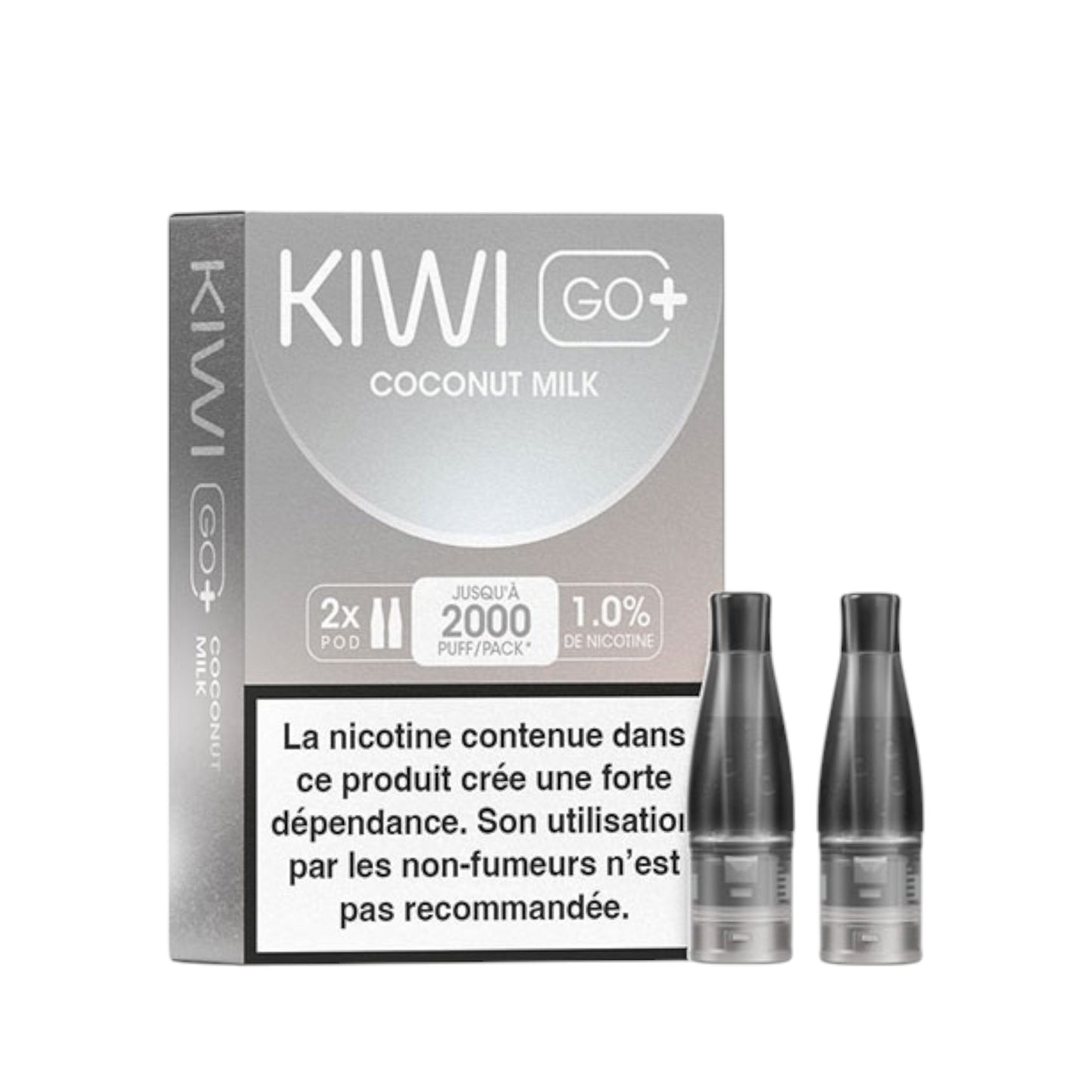 KIWI Go+ Pack de 2 Pods Coconut Ice Milk