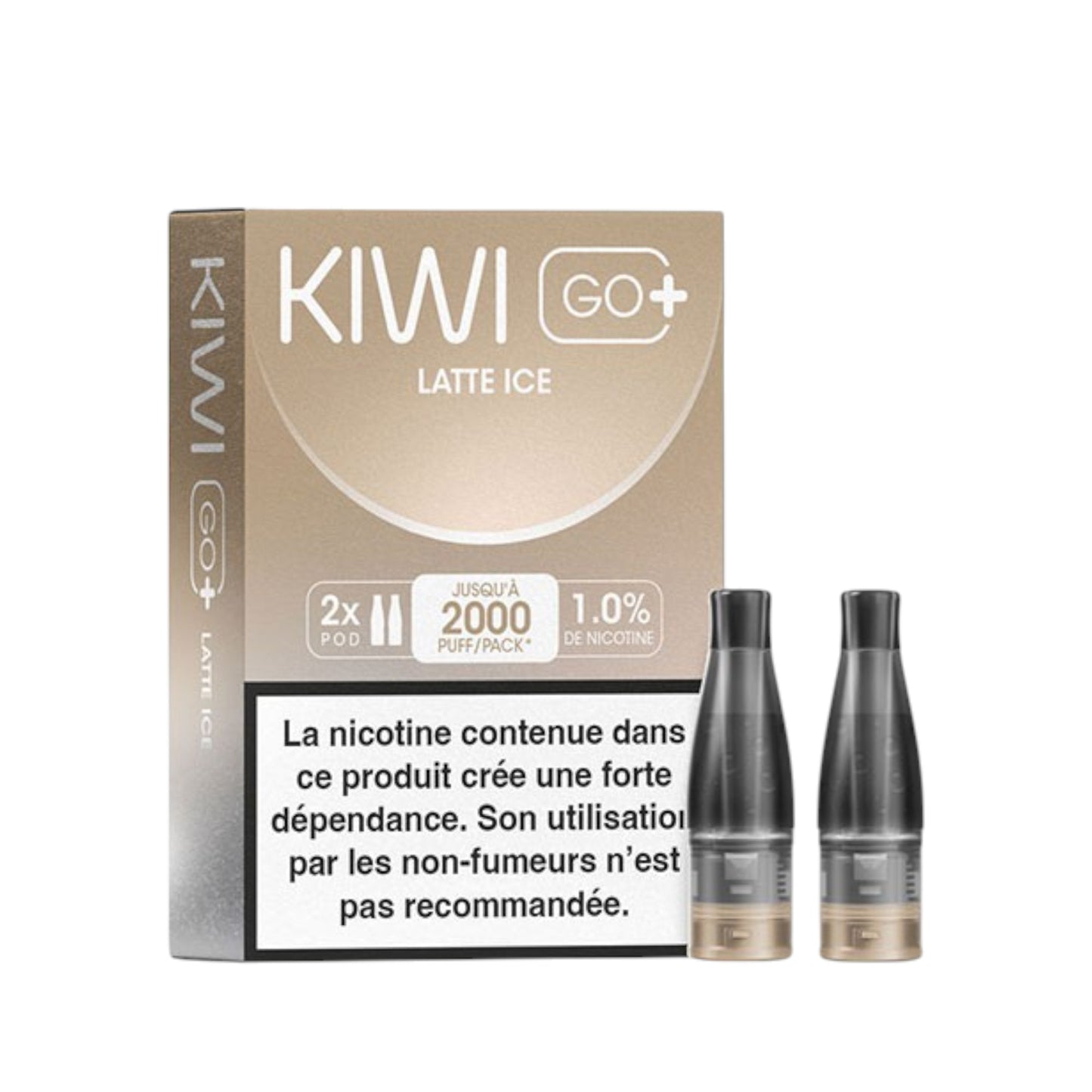 KIWI Go+ Pack de 2 Pods Latte Ice