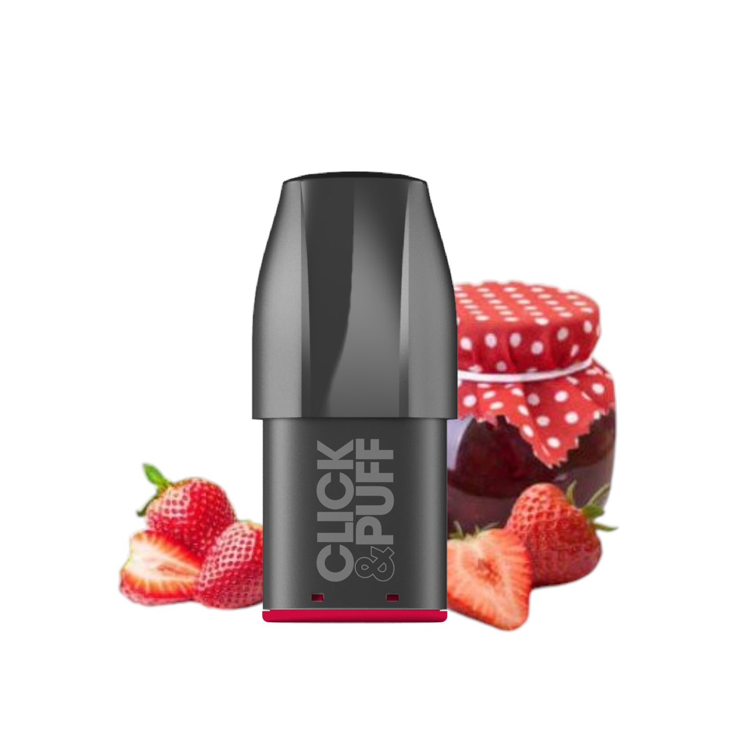 Click & Puff – Pod – Aardbeienjam