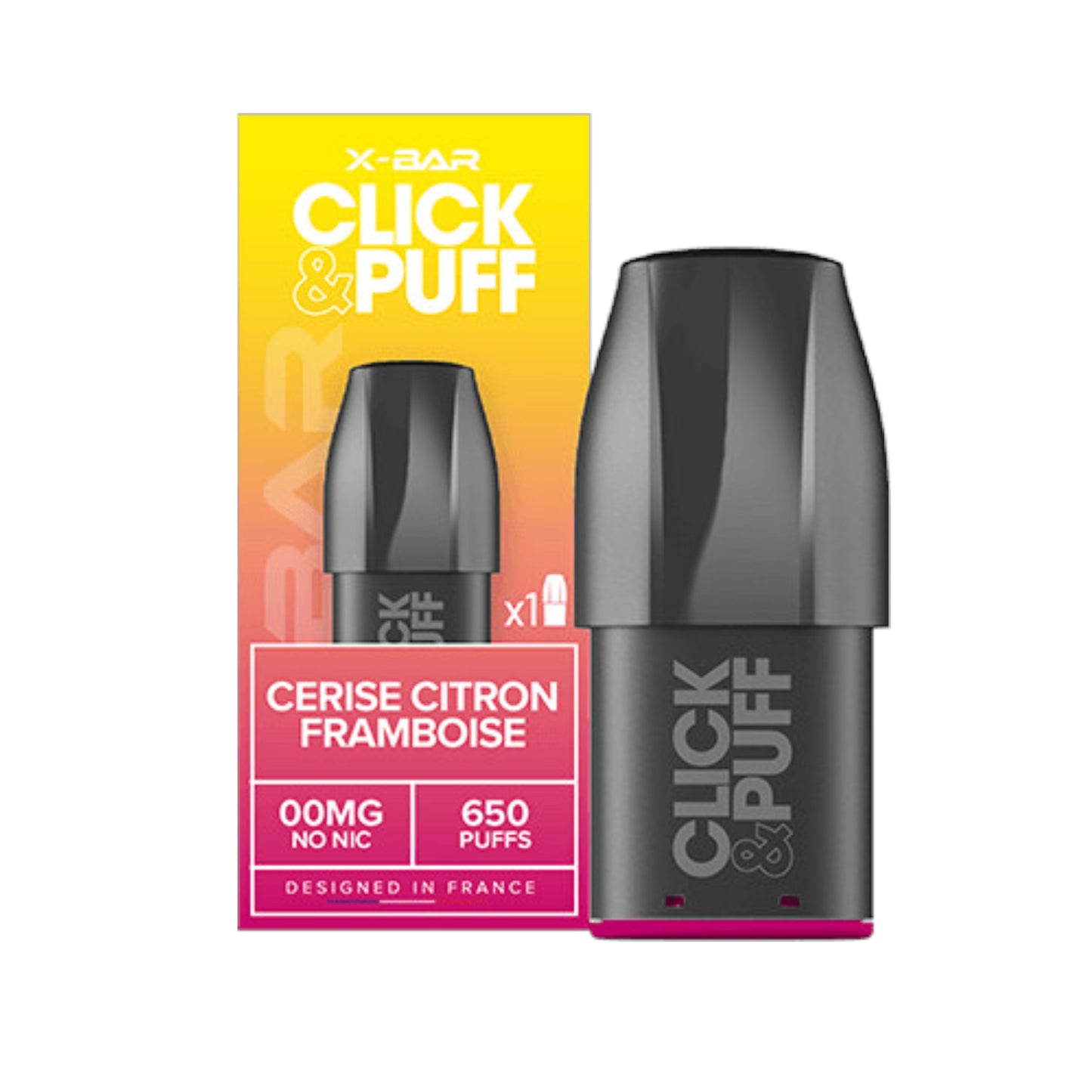 Click & Puff – Pod – Kers Framboos Citroen