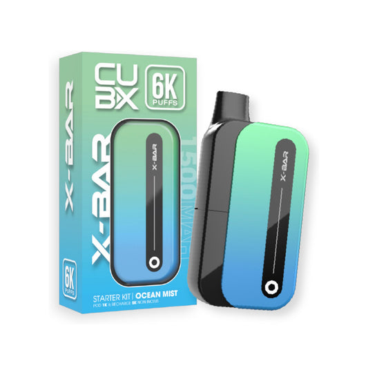 CUB-X 1500mAh Batterie Ocean Mist – Pod non incluso