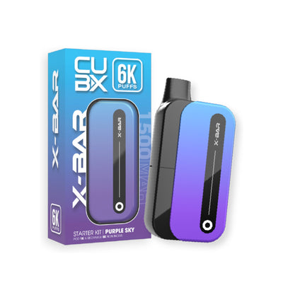 CUB-X 1500mAh Batterie Purple Sky – Pod non inclus