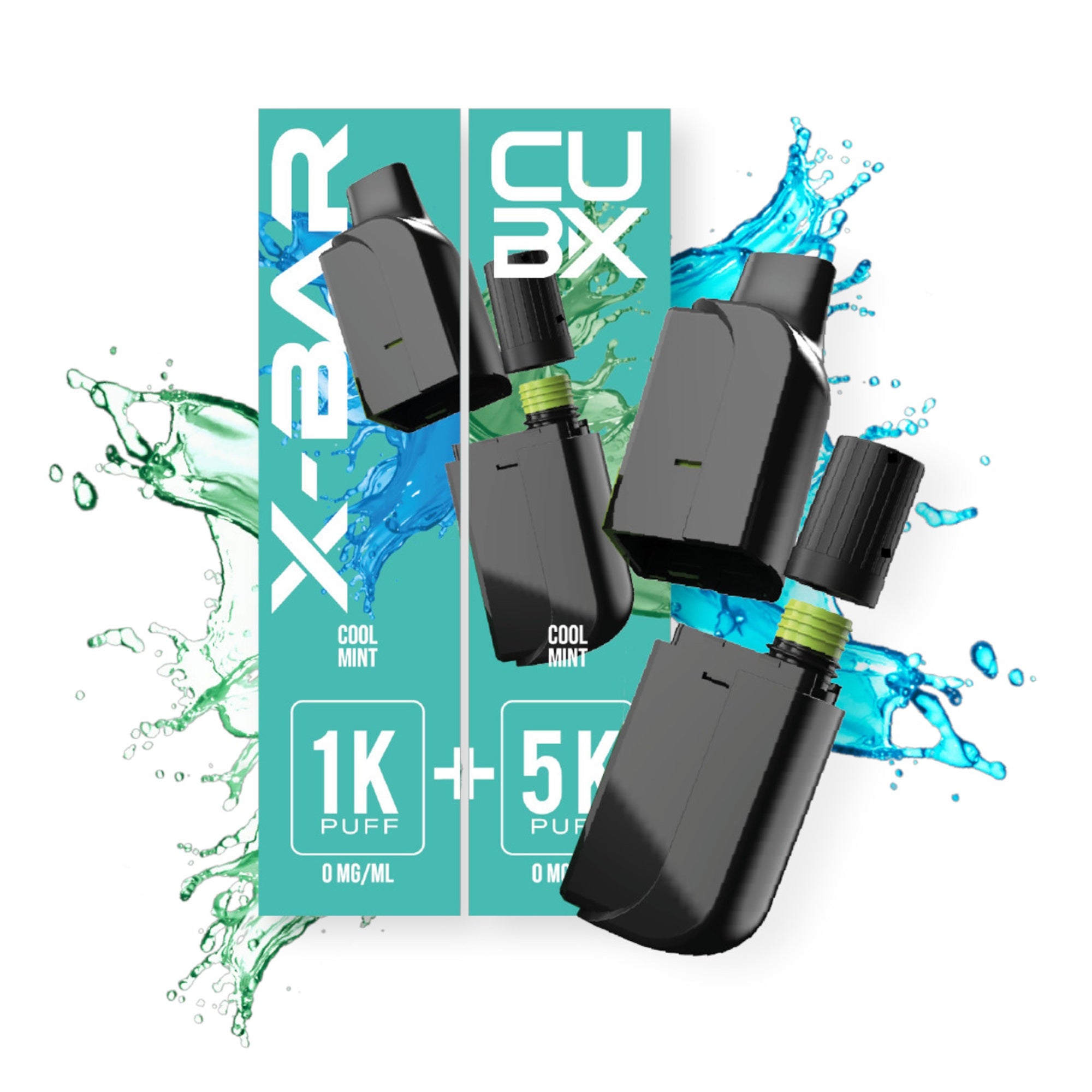 CUB-X 2 Pods – Menthe Fraîche – VAPE KOO