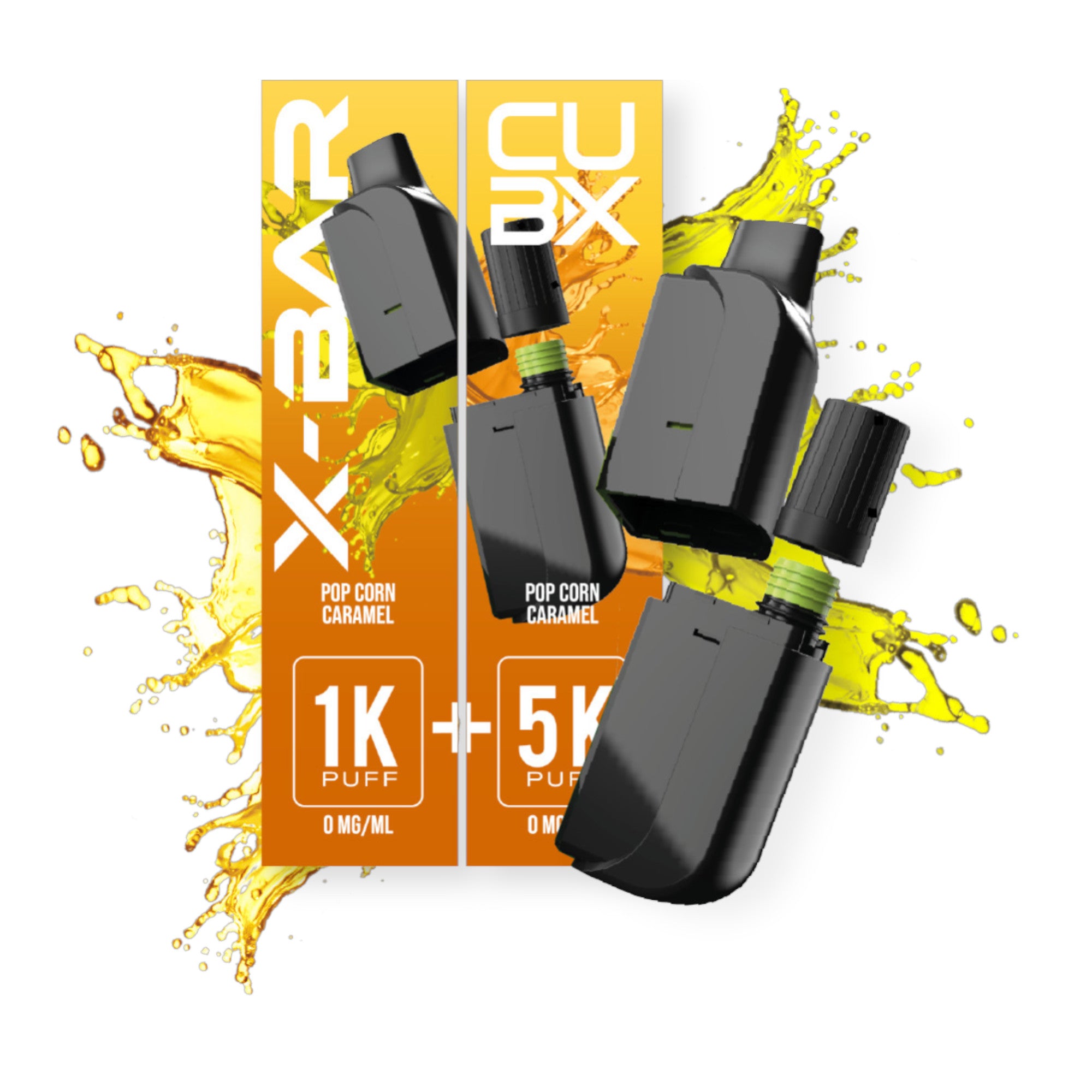 CUB-X 2 Pods – Pop Corn Caramel – VAPE KOO