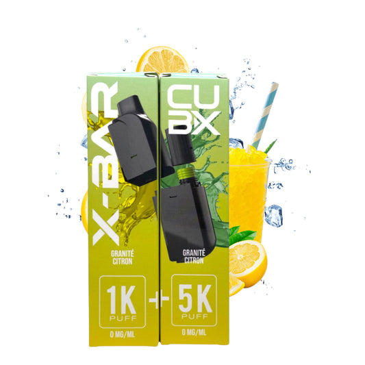 CUB-X 2 Pods – Granité Citron